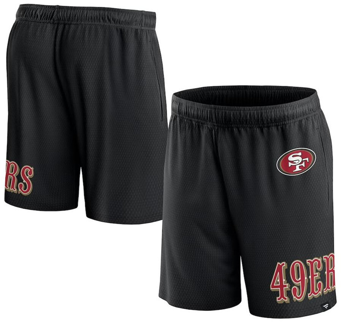 Men's San Francisco 49ers Black Shorts Men's San Francisco 49ers Black Shorts